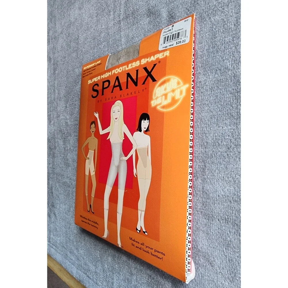 SPANX Women's 912 Nude1 Super High Waist Footless Shaper Size B Shapewear